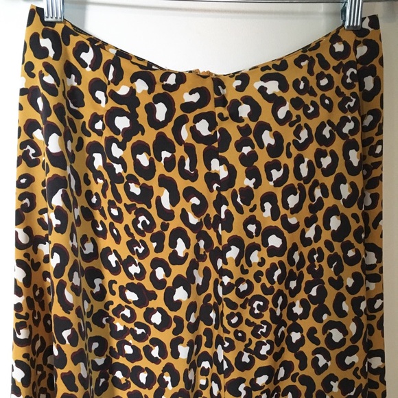 2/$12! Who What Wear Leopard Print Midi Skirt - Picture 2 of 15